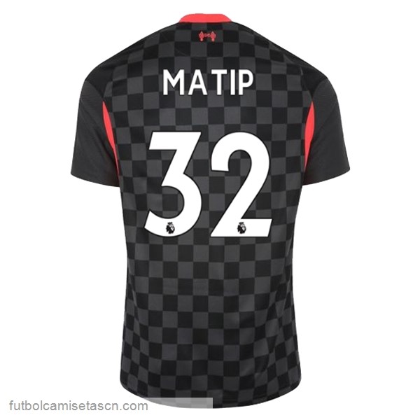 Camiseta Liverpool NO.32 Matip 3ª 2020/21 Negro